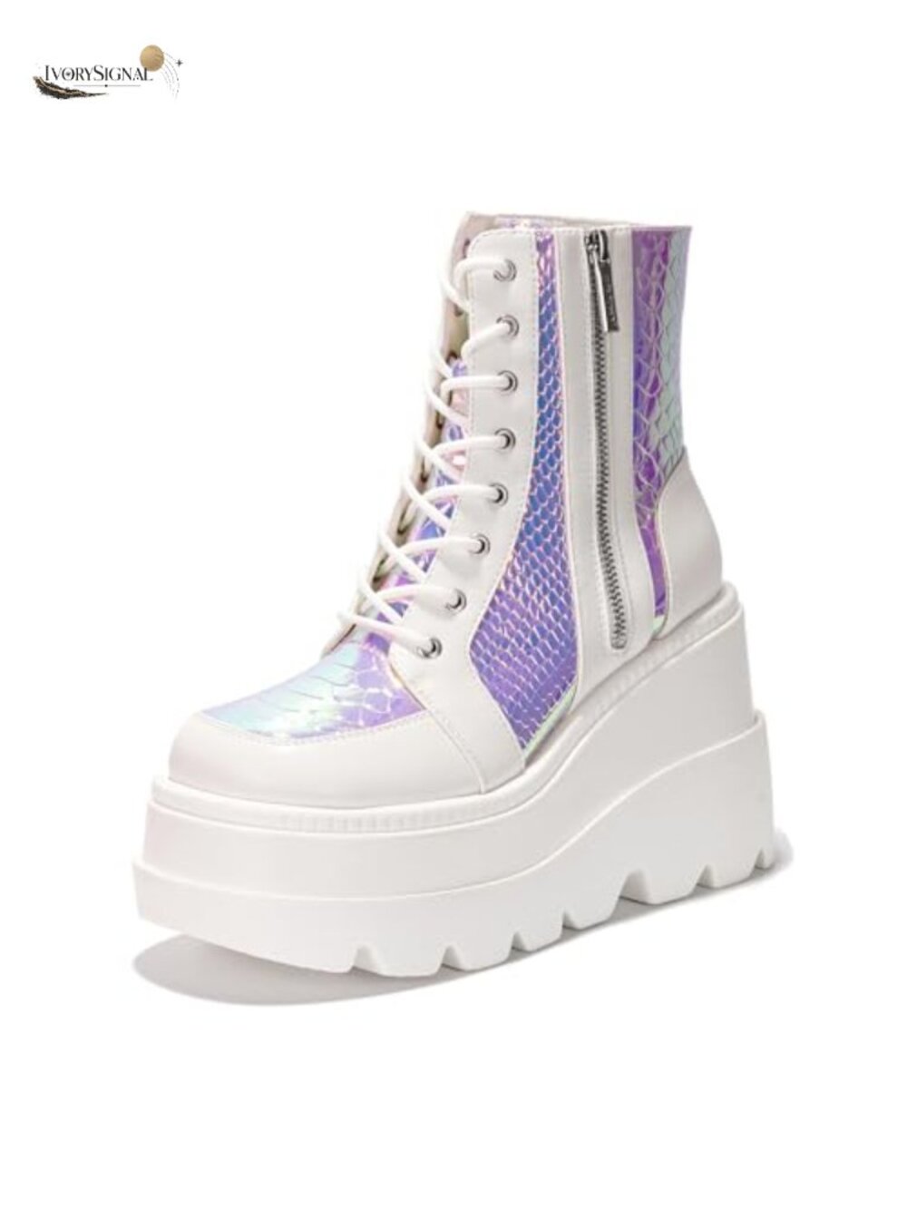 Cape Robbin Radio Womens Platform Combat Boots Chunky Block Heel